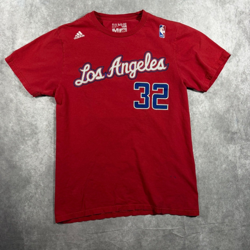 Adidas Blake Griffin 32 Los Angeles Clippers T-Shirt Mens Medium Red NBA